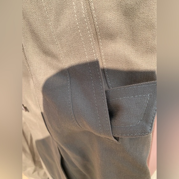 NWT vintage wool gabardine trench coat - Picture 7 of 16